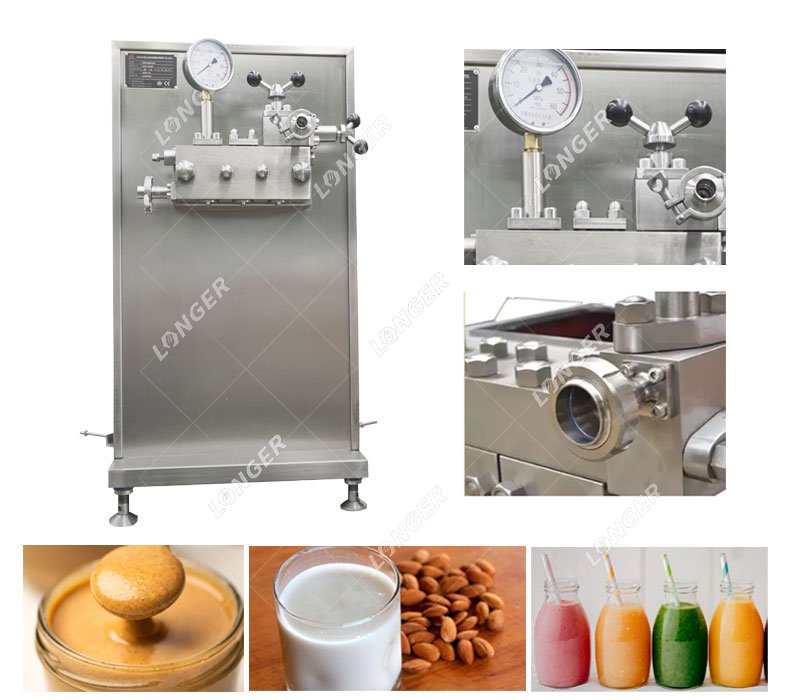 High Pressure Homogenizer for Peanut Butter