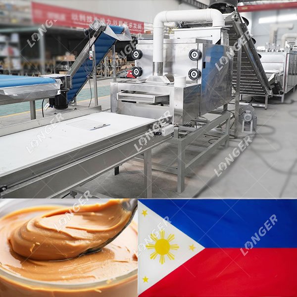 Complete Peanut Butter Processing Machine Sold to Philippines