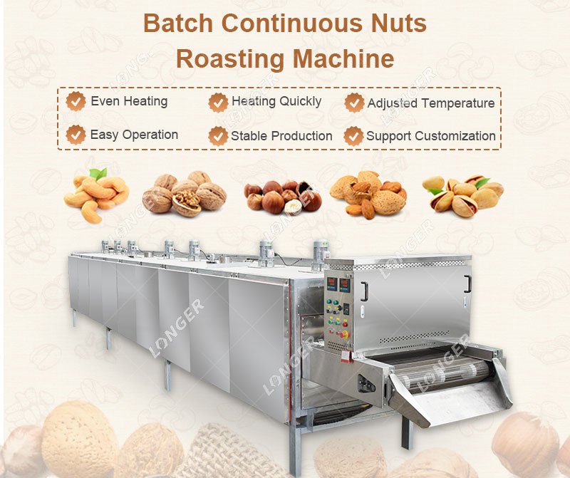 LFM Peanut Roasting Machines Continuous